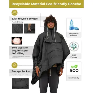The game-changer for chilly nights! Stay warm anywhere with the KingCamp Wearable Hoodie Blanket Poncho.It’s an ultralight sleeping bag you can actually walk in.Perfect for late-night campfires! Adjustable Folding Camping Cot Mattress