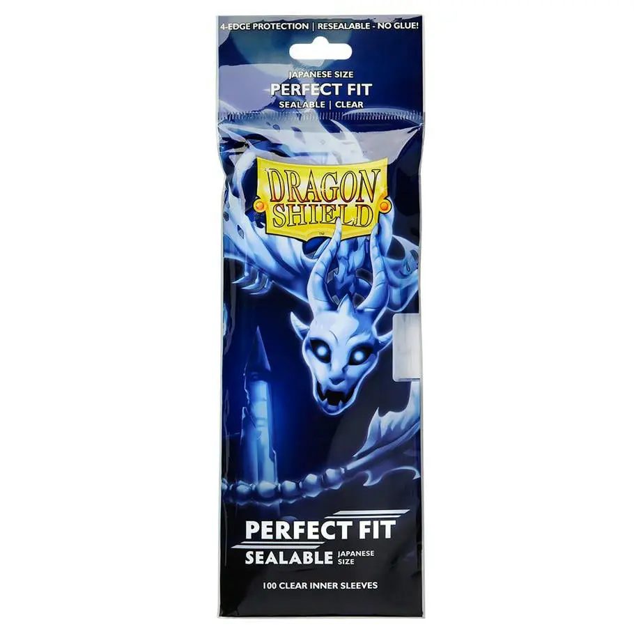 Dragon Shield Perfect Fit Clear Sealable Deck Protector Car Sleeves Japanese