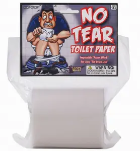😂 No Tear Toilet Paper 🚽 Funny Bathroom Prank Roll – Party Joke Gag Gift