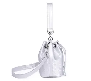 Lug Satin Luxe Drawstring Bucket Bag - Whirlybird