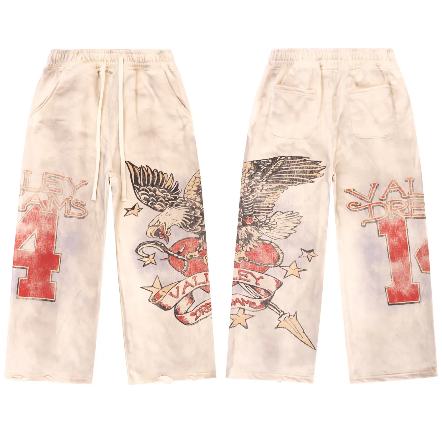 A8247 Washed Tan Joggers