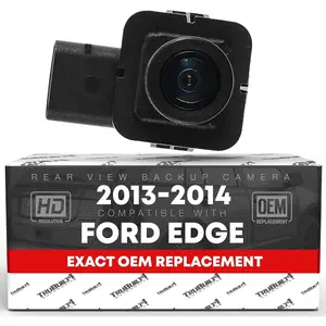 Rear View Backup Camera - Compatible with 2013-2015  Edge - Reverse Park Assist Camera - OEM ET4Z19G490A, DT4Z19G490A, DT4Z19G490B, 590-415