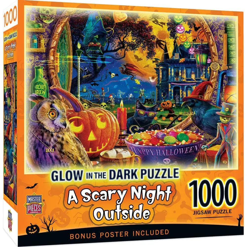 Glow in the Dark - A Scary Night Outside 1000 Piece Puzzle