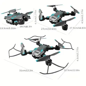 S6 Foldable Drone with  Intelligent Obstacle Avoidance, Optical Flow Hover, FPV Live Video, RC Quadcopter for Beginners Adults Kids, One Key Takeoff/Landing, 3D Flip