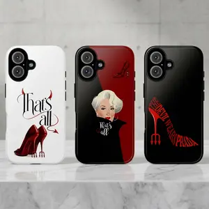 The Devil Wears That's All Phone Case, Fashion Boss Tough Phone Cover, Iconic Style Protective Cases, Gift for Fashion Lovers