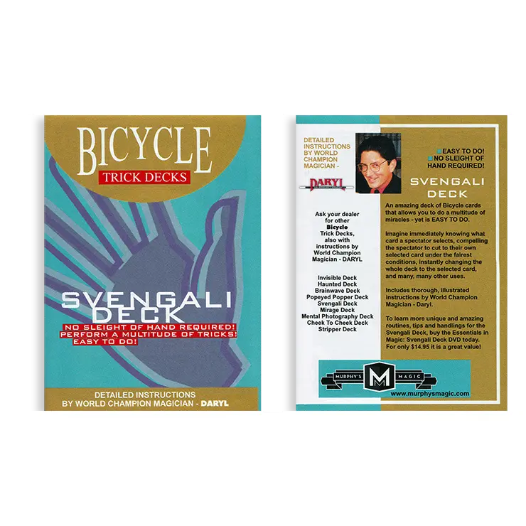 Svengali Deck Mandolin Bicycle (Red)