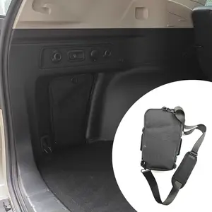 Trunk Upgrade, Trunk Organizer Pocket Multifunction Backpack, Trunk Cubby Storage bag, Cargo side pocket For Forester 2024 2023 2022 2021 2020 2019,Only For Driver's Side, Black, 1 pc