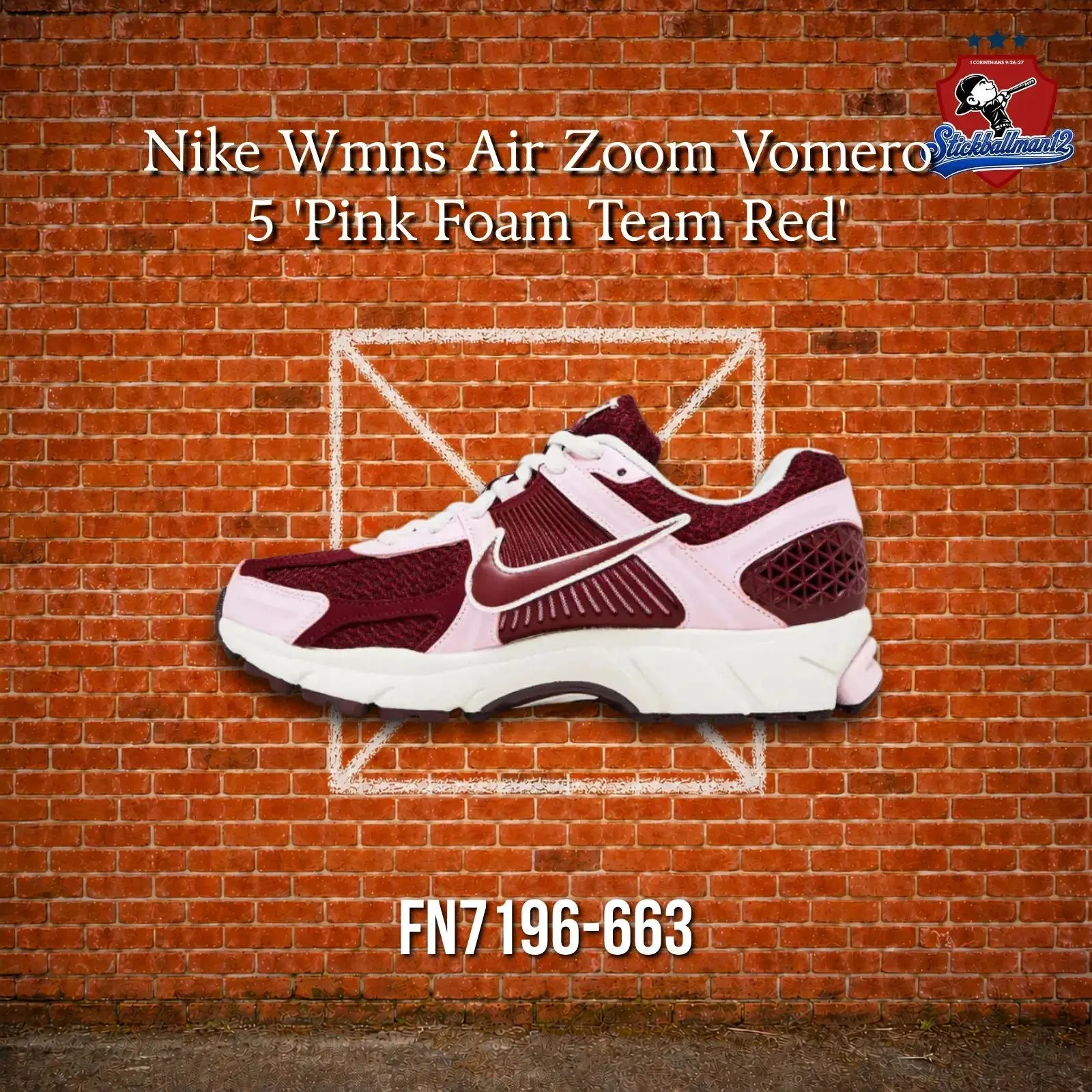 Nike Wmns Air Zoom Vomero 5 'Pink Foam Team Red' (FN7196-663)