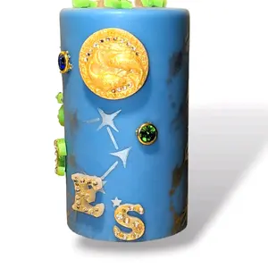 Cosmic A lè Semèion Pisces/ 9.20oz 40+ hrs/Halo Glow/Meditation Candle favorite candles
