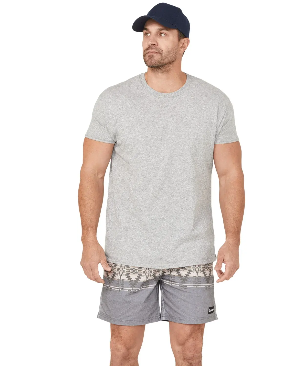 Hooey Men's Men'S Big Wake Southwestern Striped Board Shorts - Hb2035azst