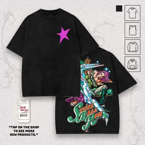 JoJo Steel Ball Run 7 Vintage Unisex Graphic T-Shirt, TankTop, Hoodies, Sweatshirt Premium Cotton Retro Pre-Washed Menswear Streetwear American Tees Made Soft Durable S-5XL