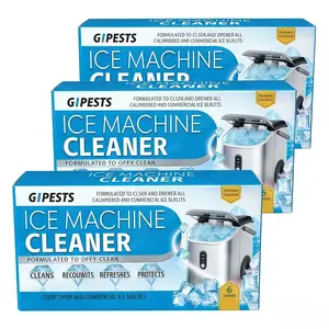 GPESTS 6-Piece Ice Maker Cleaner Descaling Agent, New Packaging & Upgraded Formula for Household Ice Machines machine cleaner