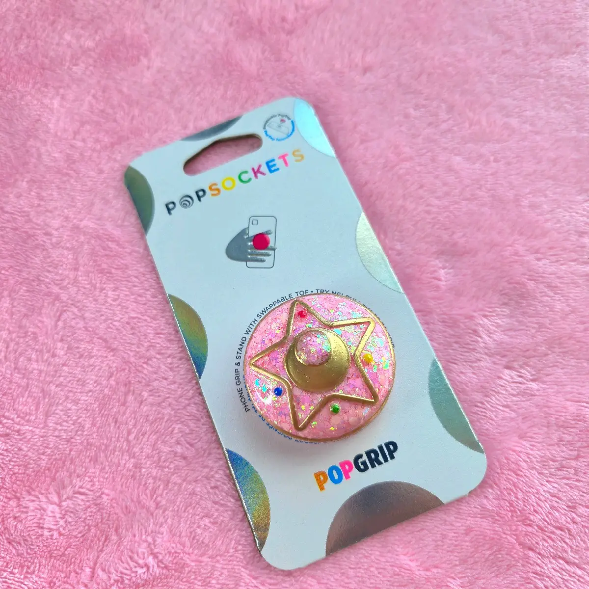 Sailor Moon Magical Pink Star PopSocket - Enchanting Phone Grip