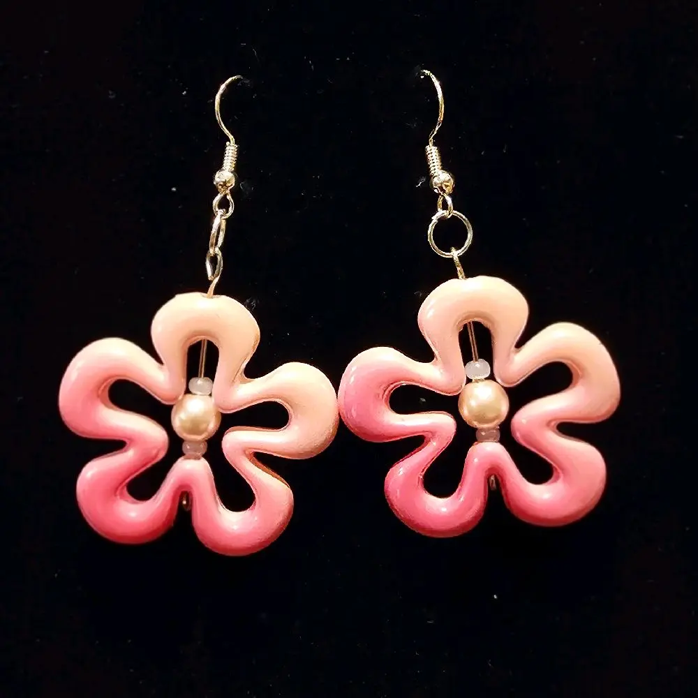 SpongeBob SquarePants Inspired Flower Earrings - Lightweight & Nostalgic Design for Everyday Wear - Hook Earrings