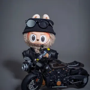 17cm doll clothes 6pcs Parties Motorcycle Clothes Clothes Set Suitable for 17 Cm doll (excluding motorcycles)