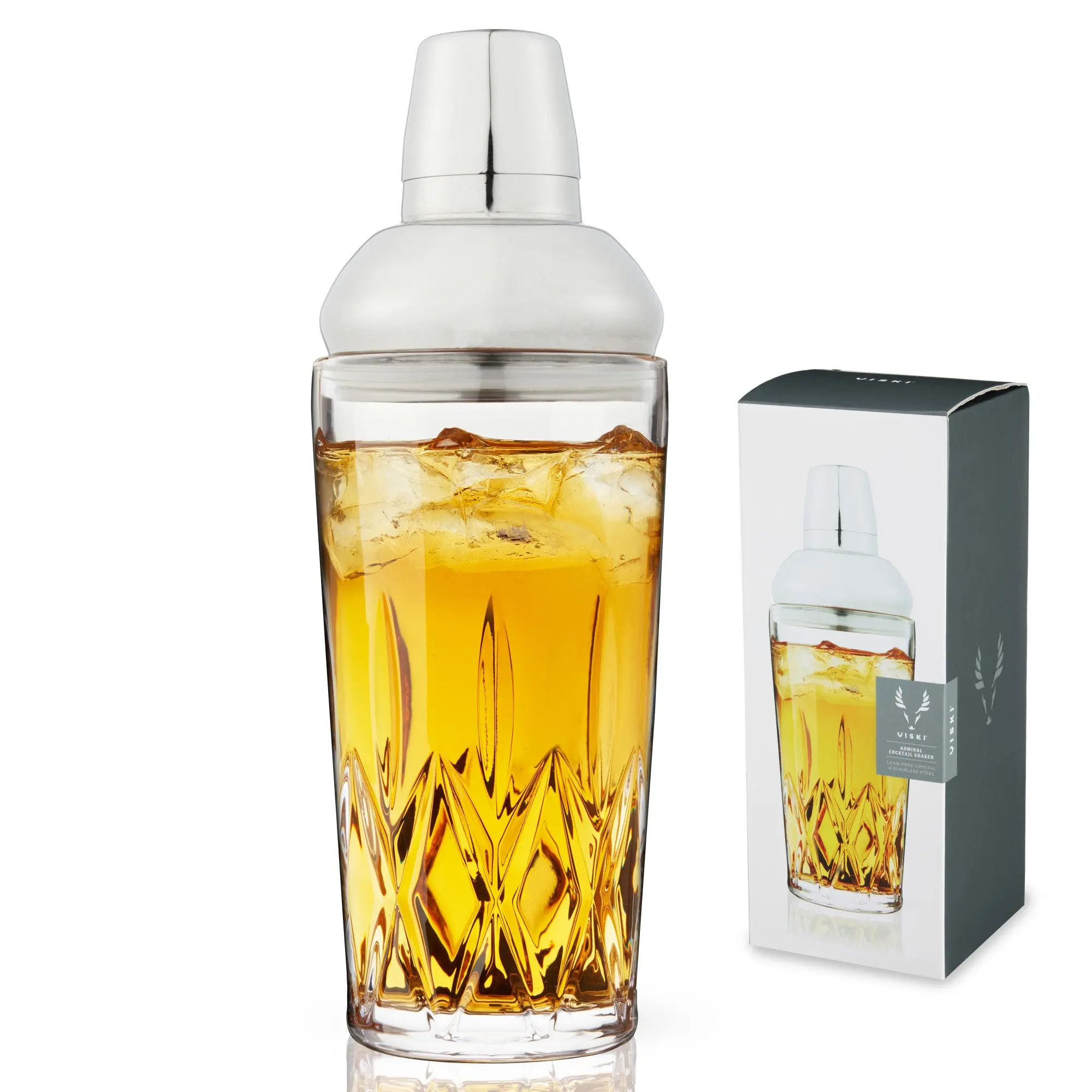 Admiral Crystal Cocktail Shaker by Viski