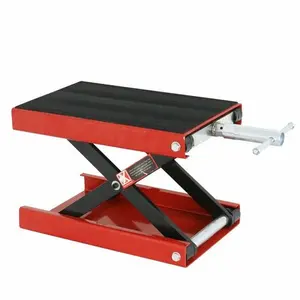 Segawe 1100 LB Red Motorcycle Scooter Crank Stand Mini Scissor Lift Jack ATV Dirt Bike
