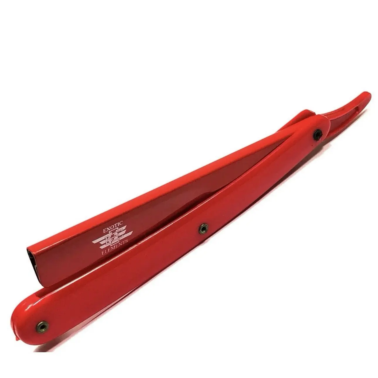 Barber Salon Lightweight Multipurpose Shaving Razor Grooming and Shape Up - Red