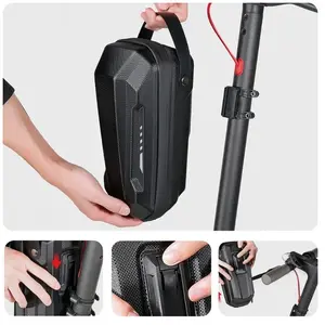 2L Bicycle Rack Bag Electric Scooter Bag Organizer Front Pack Electric Scooter Bag Waterproof Vehicle Bags Bicycle Accessories