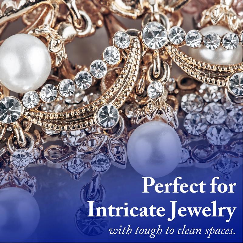 Goddard'S Jewelry Cleaner, Tarnish Remover, Cleaning Solution for Silver, Gold, Diamond, Gemstone Jewelry, Ammonia Free, Includes Brush & Basket, 6 Oz Goddard's