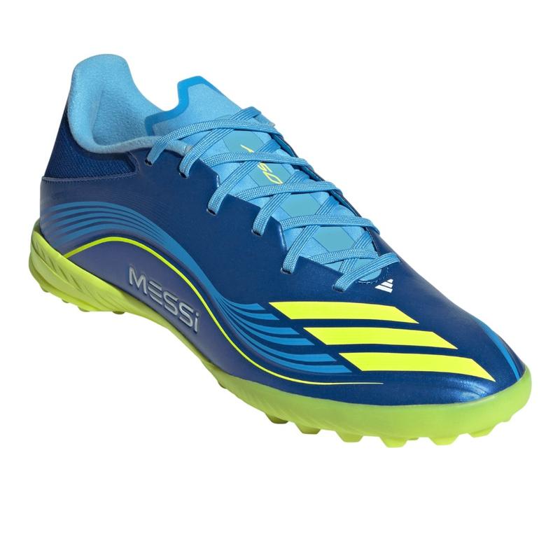 adidas Mens F50 Messi League Turf Football Sneakers Shoes - Blue