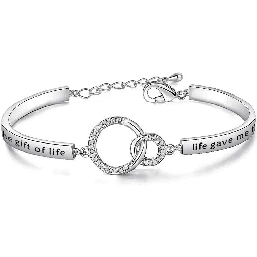 Stepdaguther Bracelet Step Daughter Gifts for Daughter in Law Stepdaughter Wedding Gifts I Didn't Give You the Gift of Life Life Gave Me the Gift of You