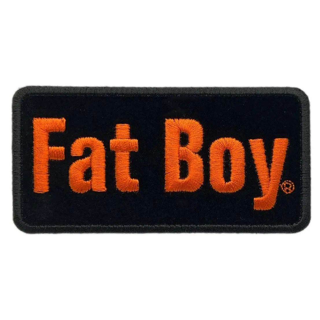 Miltacusa Fat Boy Embroidered Biker Patch [Iron on Sew on 4.0 X 2.0]
