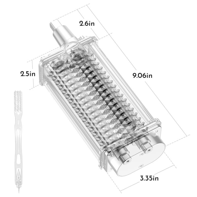 GVODE  Meat Tenderizer Attachment for KitchenAid Mixer, Meat Tenderizer Machine with Stainless Steel Gears, Compatible with KitchenAid Mixer,Utensils