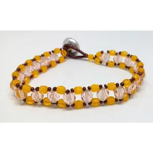 Diagonal Stitch Bracelet