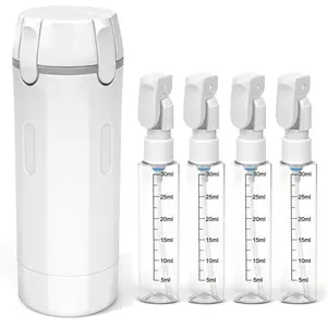4 in 1 Travel Bottles TSA Approved Leak Proof Refillable Travel Size Toiletry Containers BPA Free Portable Travel Bottles for Shampoo Conditioner Lotion Business Trip Gym Camping Travel Essentials