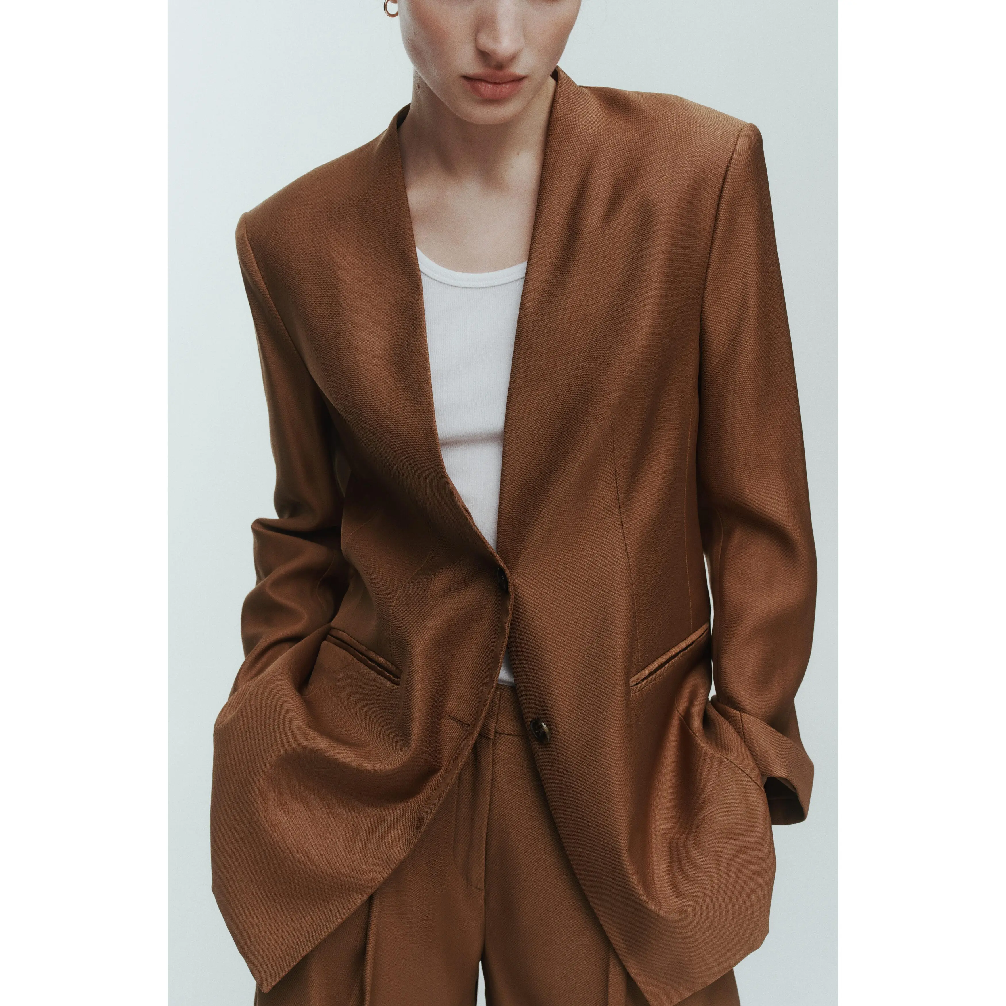 H&M Lapelless blazer