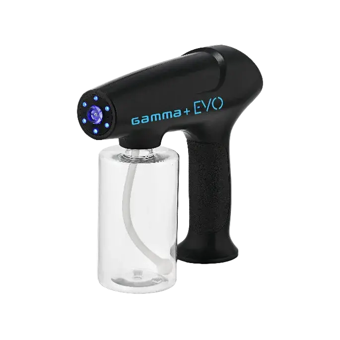 Evo Nano Mister - USB-C Rechargeable Cordless Silent Portable Disinfectant Sprayer System with USB Port for Hair Blowout, Hair Skin Surfaces