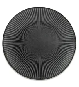 Stoneware Grey Salad Plate, 8.50 x 8.50 x 1.06 Inches
