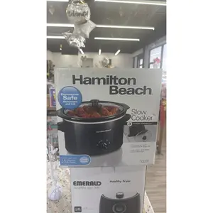 Hamilton Beach 3-Quart Slow Cooker with Dishwasher Safe Stoneware and Lid - Perfect for Home Cooking