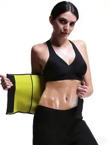 Adjustable Waist Support Belt for Abdominal Shaping, Sweat-Wicking Fitness Cinching Strap, Running & Gym Workout Waist Trainer, Waist Trimmer Cincher, Exercise Waistband