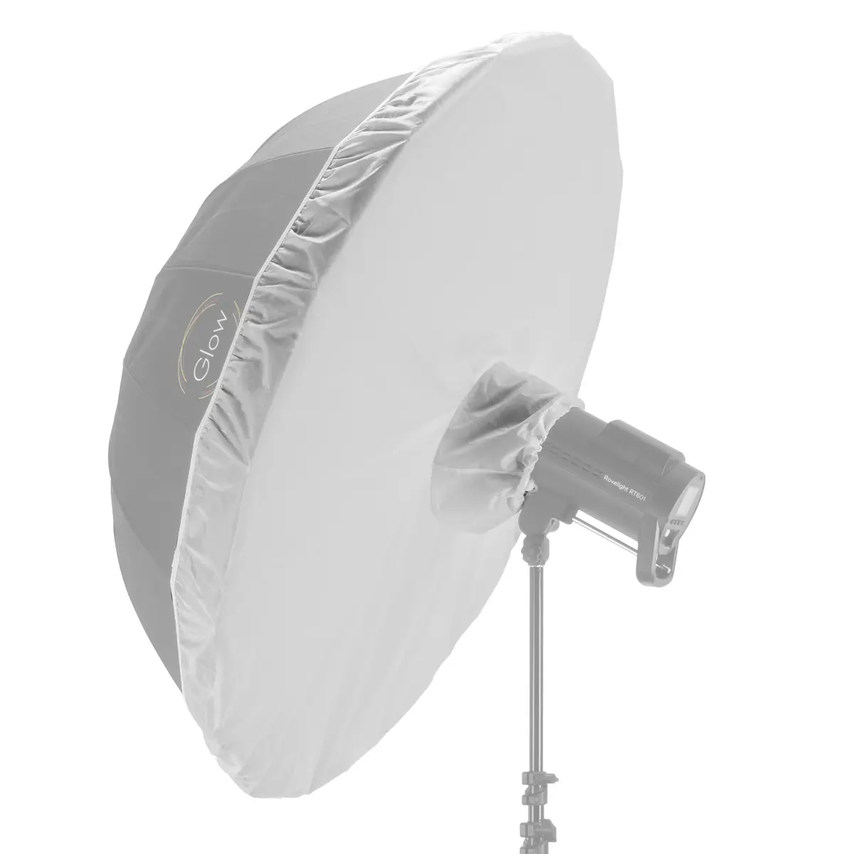 Glow Easy Lock 65" Translucent Umbrella Diffuser - Photographer's Umbrella Cover, Enhanced Light Diffusion Camera Accessory for Studio Lights, Photographers