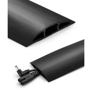 Bates- Floor Cord Cover 6ft Cable Cover Cord Cover Floor Cord Protector Floor Cable Cover Cord Hider Floor Extension Cord Cover Cable Cover Floor Cable Floor Cover Cable Covers for Cords