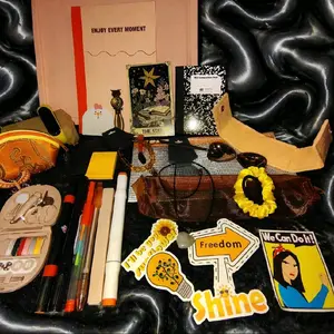 Cosmic Bookish Bundles - 30+ Items All-In-One Vibe Starter with 20 Small 10 Medium & 4 Cosmic Pieces for Ultimate Value & Aesthetic Appeal