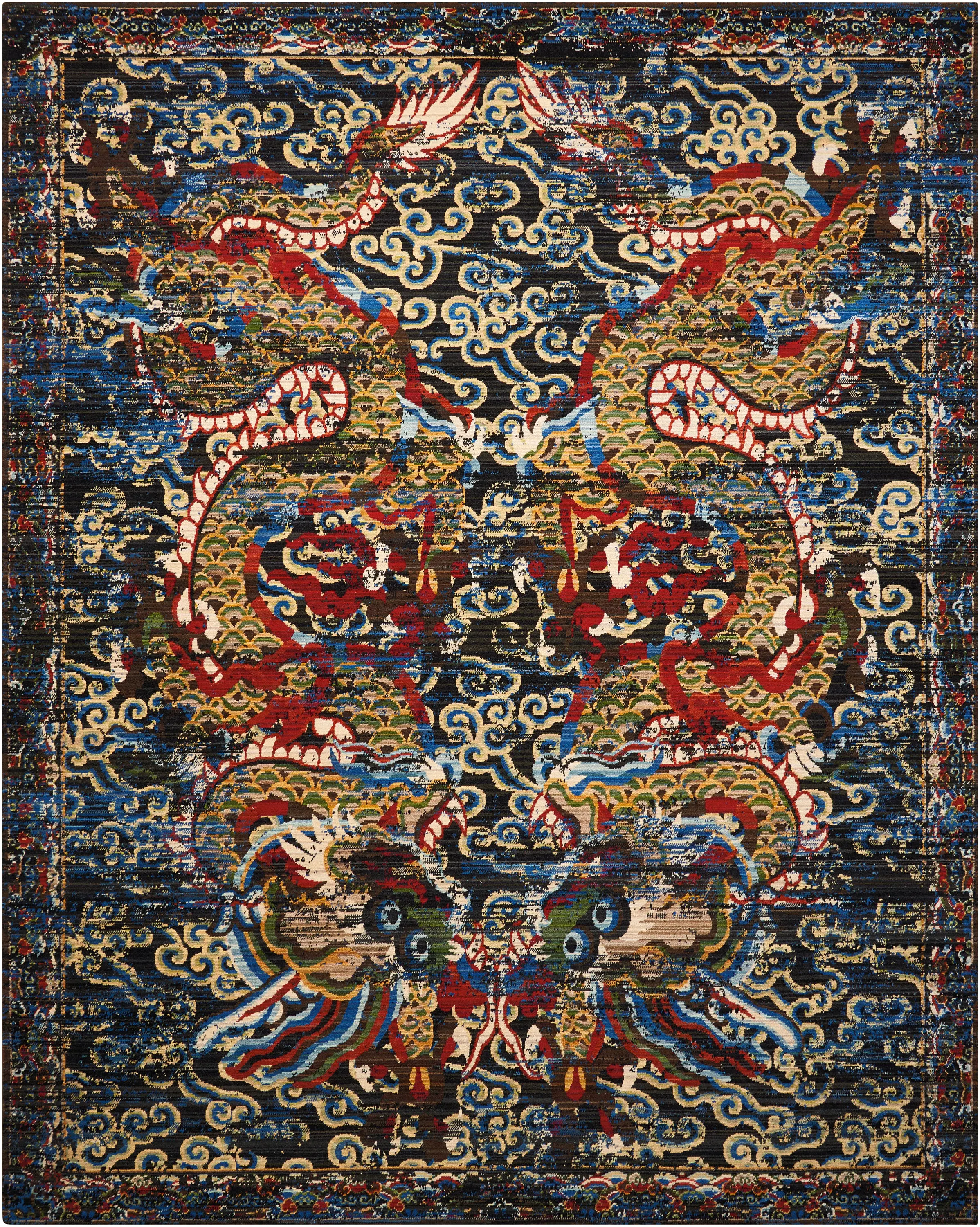 Barclay Butera Dynasty DYN05 Midnight Traditional Loom-woven Rug