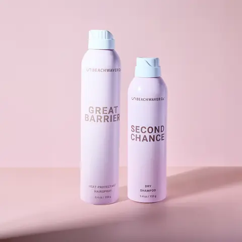 Great Barrier Heat Protectant Hair Spray + Second Chance Dry Shampoo Bundle