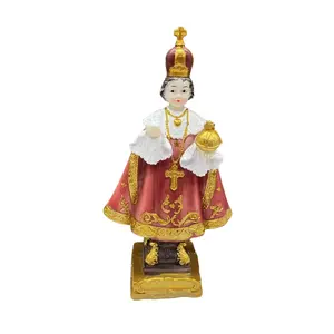 Home Decor Statue, Christian Catholic Cardinal Sculpture, Resin Hand-Painted Craft, Christmas Gift, Religious Ornament, Figurine