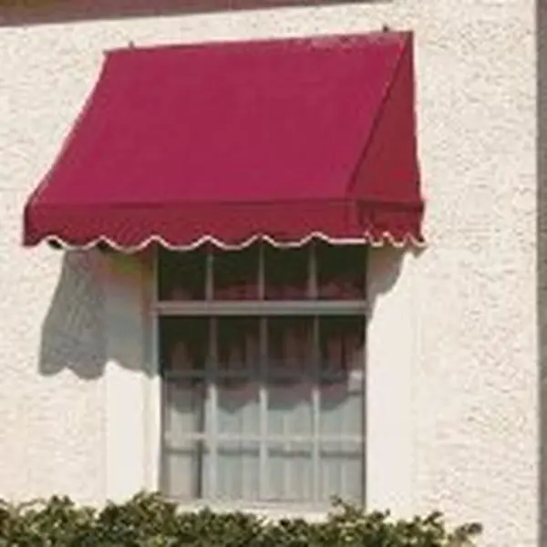 IDM Worldwide 3020806 Sunsational Products Traditional Window Awning Replacement Cover - Burgundy, 4 ft, Decor-Friendly, Fits Both Traditional & Classic Awnings in a Box Frames, for Home or Business