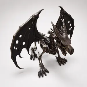 12-Inch Black Dragon Figure