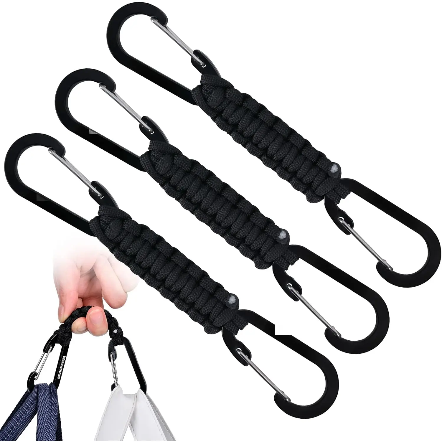 Paracord with Carabiner, Lanyard Clip for Paracord with Carabiner, Lanyard Clip for
