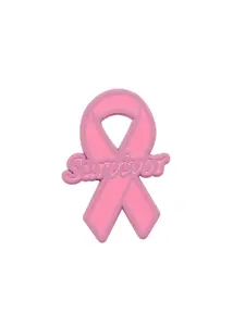 Breast Cancer Prevention Enamel Brooch, Women's Breast Health Zinc Alloy Tie Pin, Pink Ribbon Elegant Pin, Perfect Gift for Backpacks&Clothing