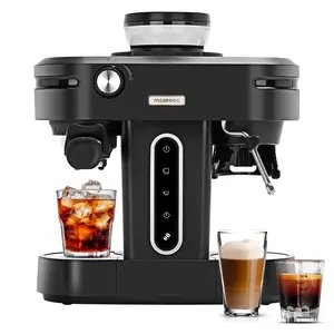 Mini Home Coffee Maker Grain Semi Automatic Coffee Espresso Machine With Grinder
