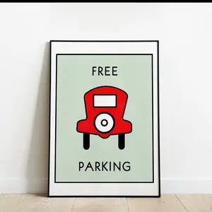 Coleccion minimalista de cartas monopoly-Posters