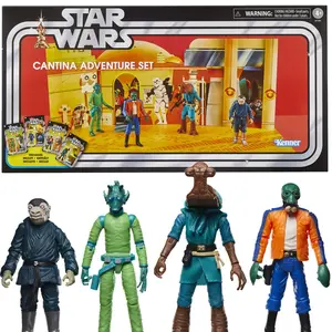 Hasbro Star Wars The Vintage Collection Cantina Adventure Set 3 3/4-Inch Action Figure 4-Pack for Collectors and Fans