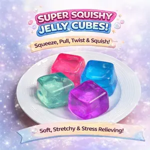 4-Piece Stress-Relieving Toy Squeezable Fun: Slow-Rebound Squeezing Releases Pressure