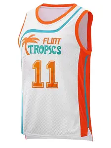 【Plus Size】 Letter Embroidery Basketball Jersey, Loose Fit Casual Breathable Sports Top for Men & Women, Basketball Accessories, Stylish Jersey